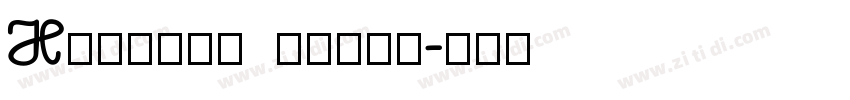 Heaking sweet字体转换